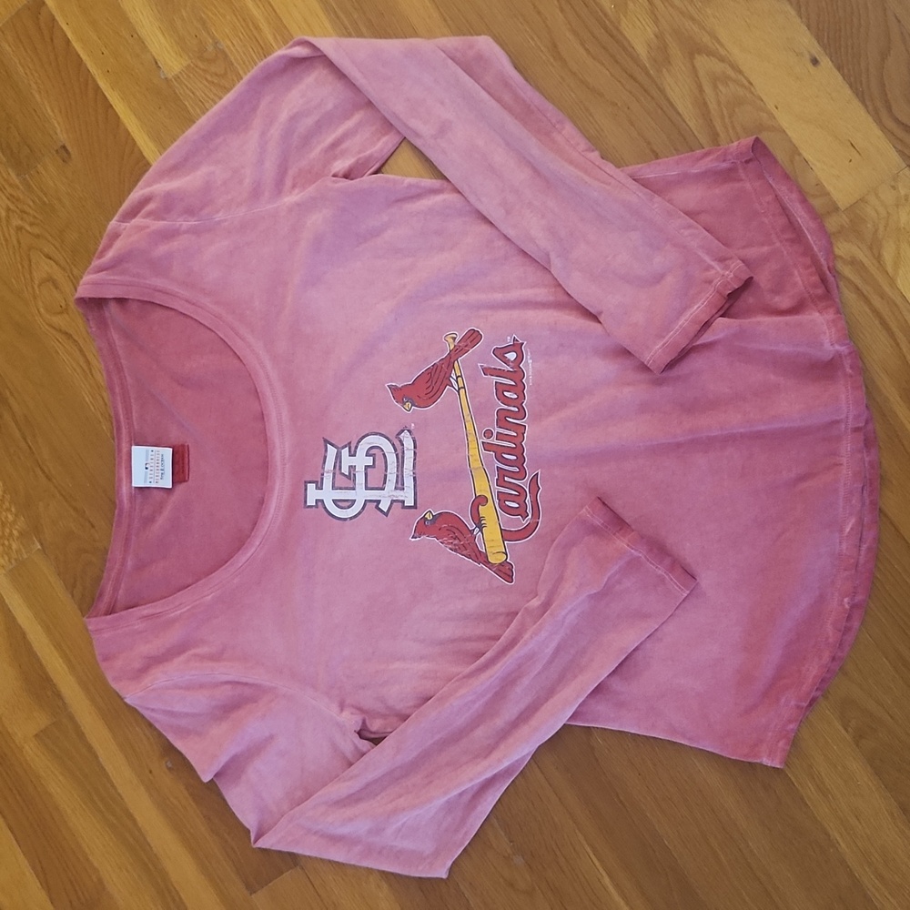 St. Louis Cardinals Long Sleeve Distressed Tee